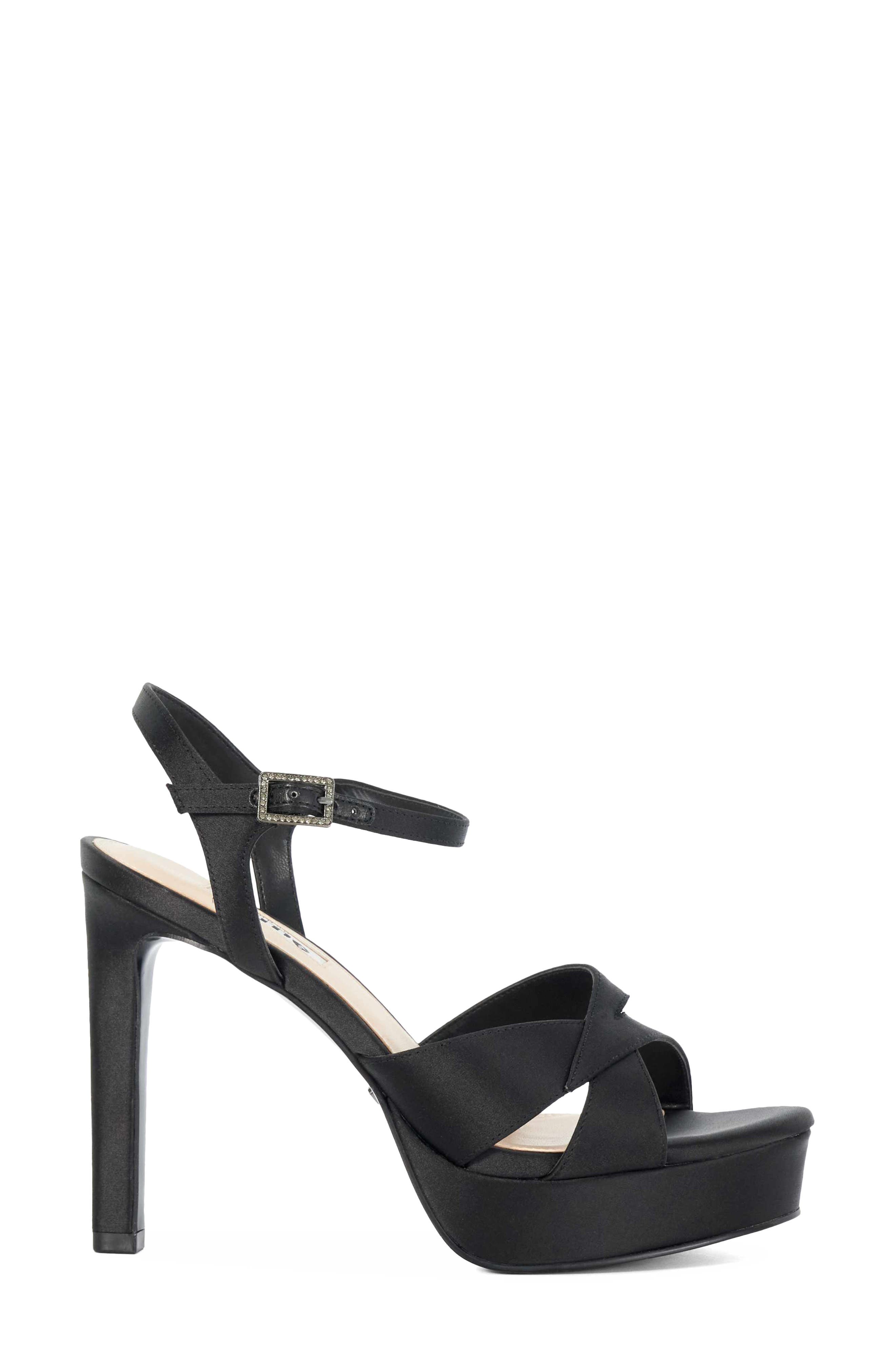 Mayve Platform Sandal, Alternate, color, BLACK