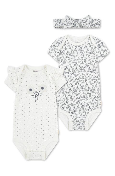Pack of 2 Bodysuits & Headband Set
