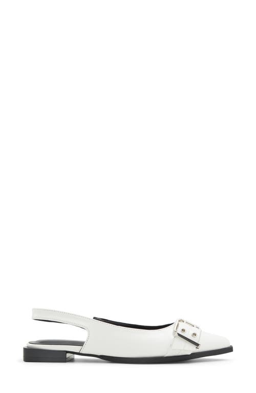 Call It Spring Natallya Slingback Flat In White
