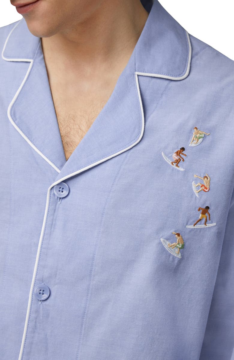 BedHead Pajamas Embroidered Organic Cotton Pajamas, Alternate, color, 