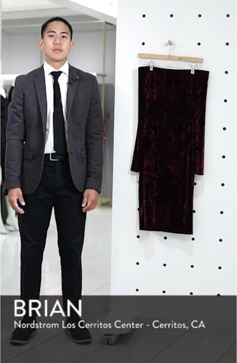 Off the Shoulder Velvet Sheath Dress, sales video thumbnail