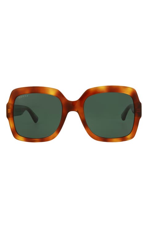 54mm Square Sunglasses