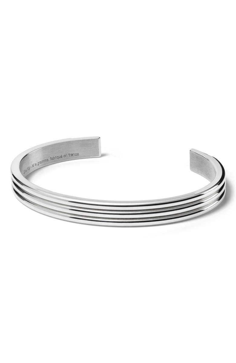 le gramme Godron Bangle, Main, color, 