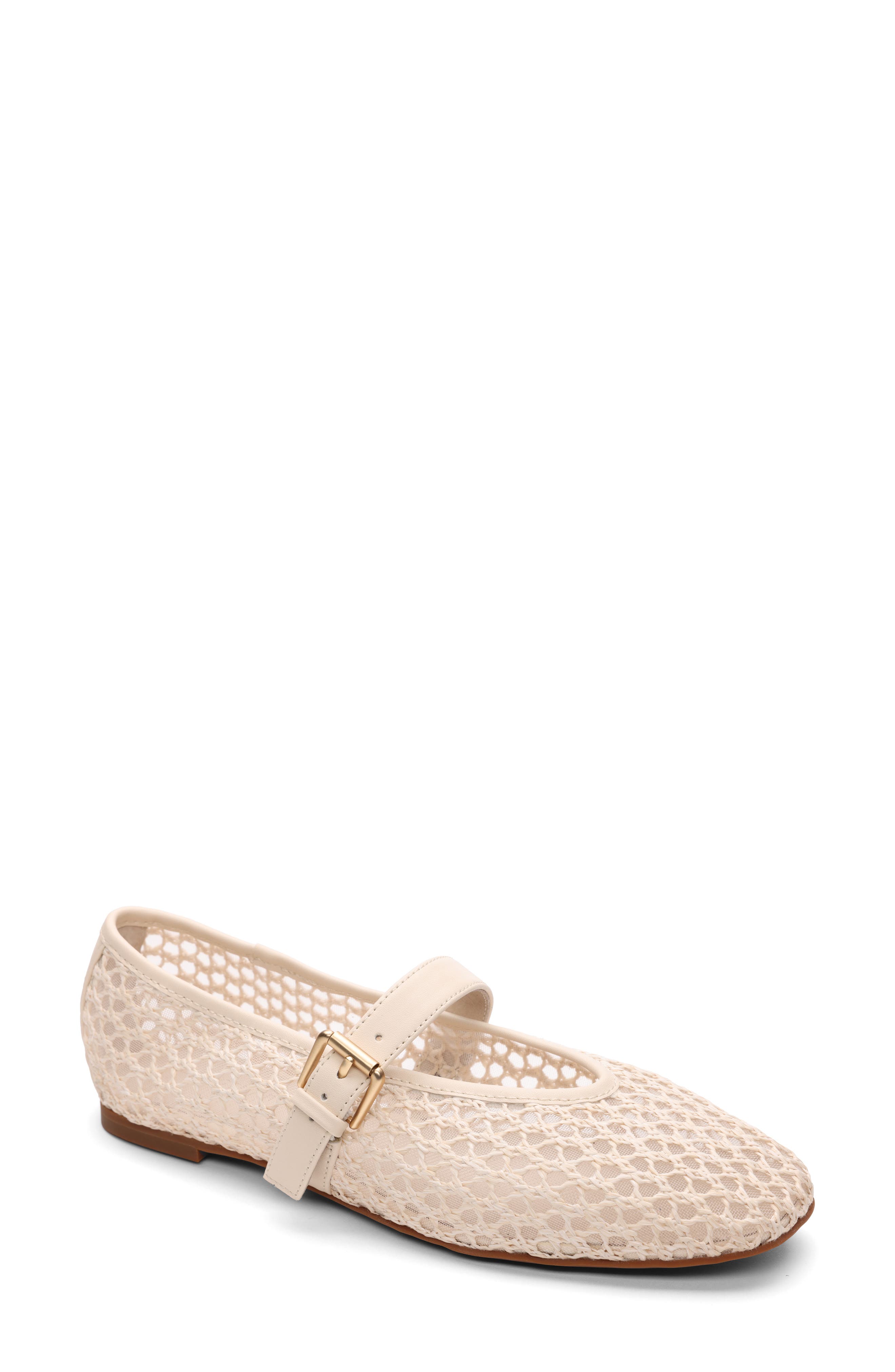 Gia Mary Jane Flat, Main, color, NATURAL/ NATURAL