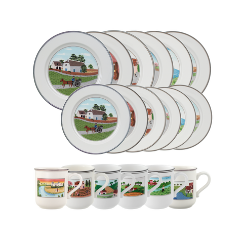 Design Naif 18 Piece Dinnerware Set for 6