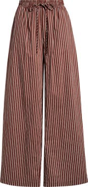 Petal & Pup Darya Stripe Drawstring Waist Wide Leg Pants