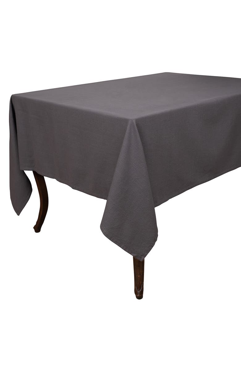 KAF Home Washed Rustic Cotton Tablecloth, Main, color,