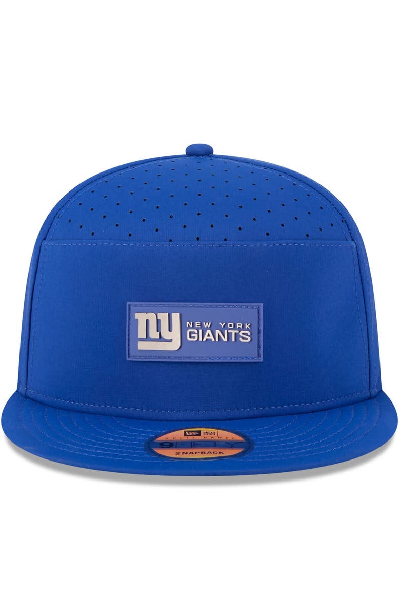 New Era Men's New Era Royal New York Giants 2025 Sideline Split Panel 9FIFTY Snapback Hat, Alternate, color, Royal