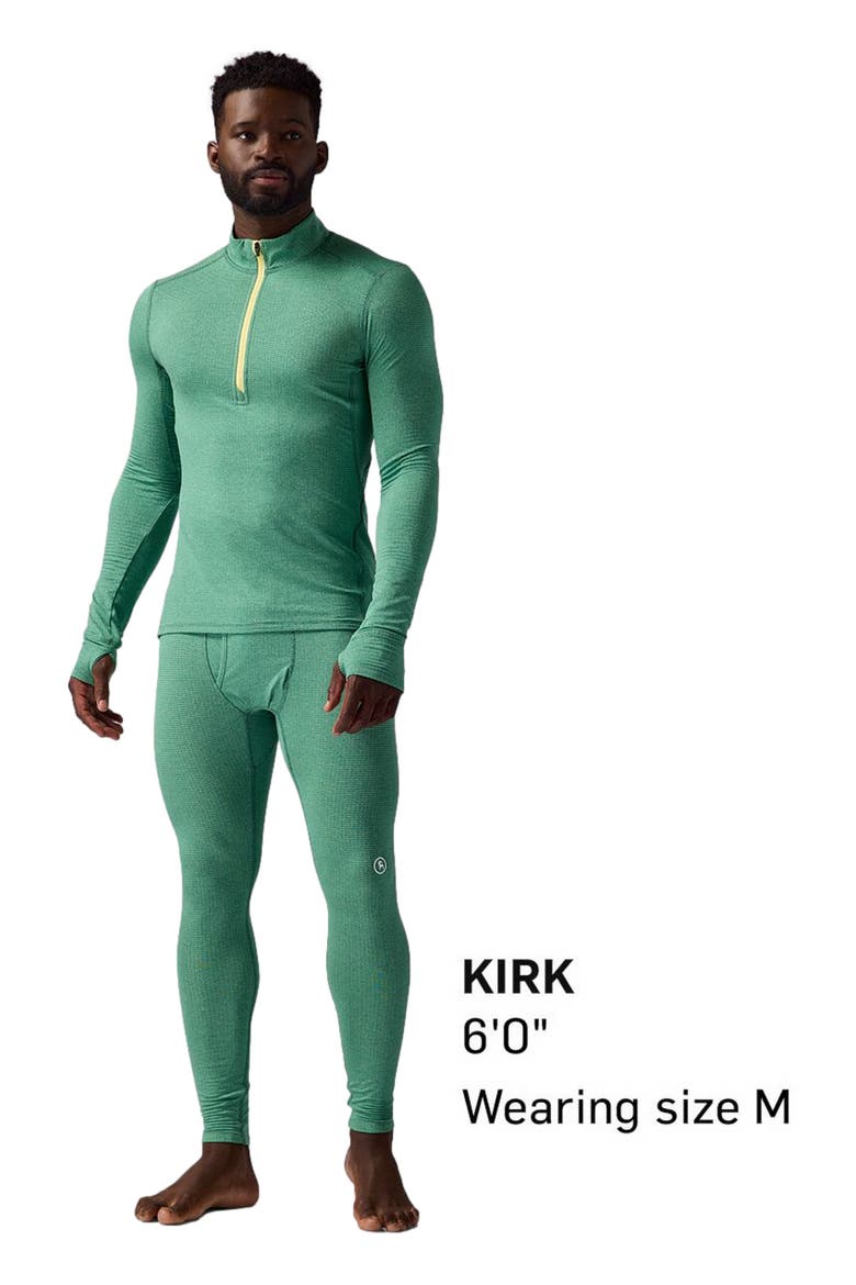 Pines Micrrid Ultra-Lt Baselayer Bottom - Men's, Alternate, color, Gearhead Green