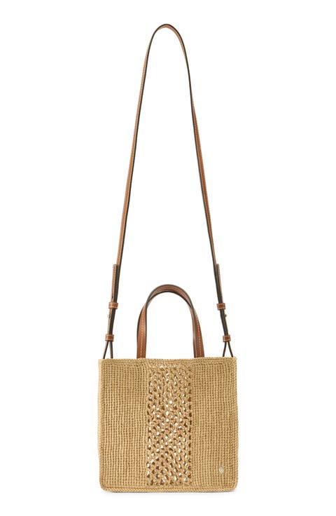 Mini Arleth Crochet Raffia Tote