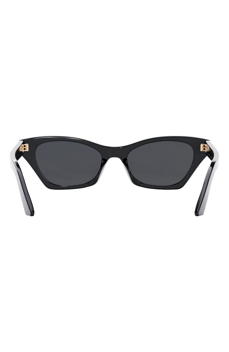 DIOR 'DiorMidnight B1I 53mm Butterfly Sunglasses, Alternate, color,