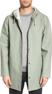 Stutterheim Stockholm Long Sleeve Hooded Raincoat