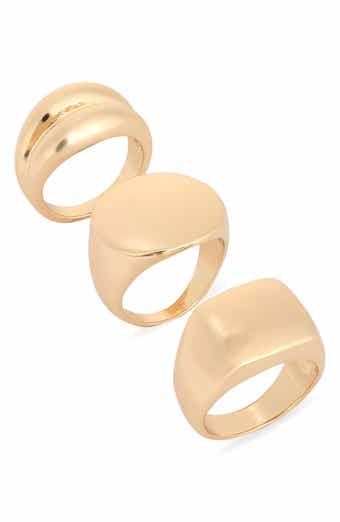 Set of 3 Signet Rings