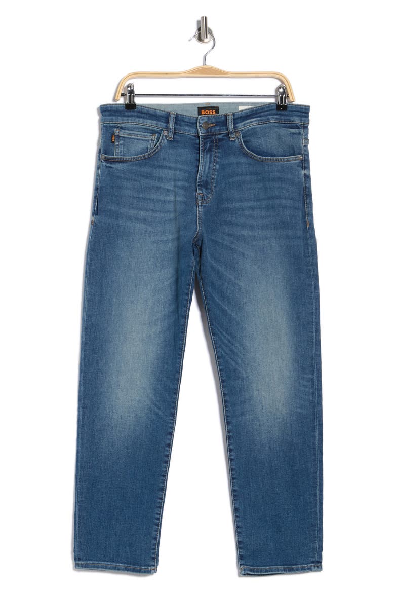 Re Maine Straight Leg Jeans, Alternate, color, NAVY