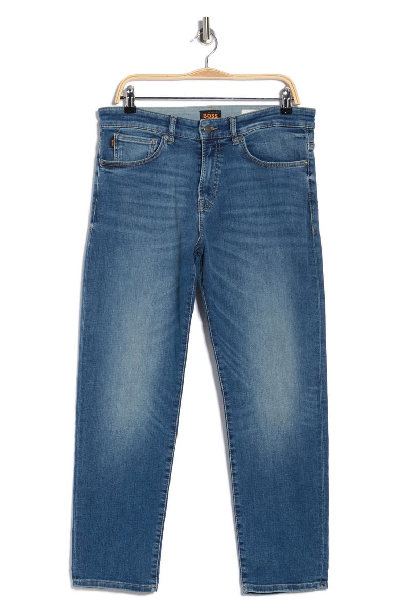 BOSS Re Maine Straight Leg Jeans, Alternate, color, Navy