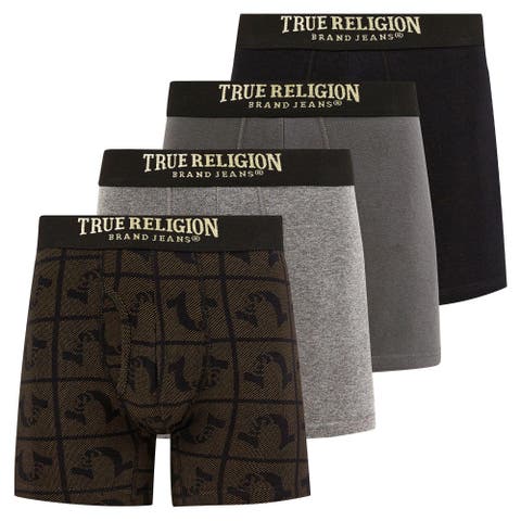 Mens Boxer Briefs Cotton Stretch Underwear for Men Pack of 4 Camo