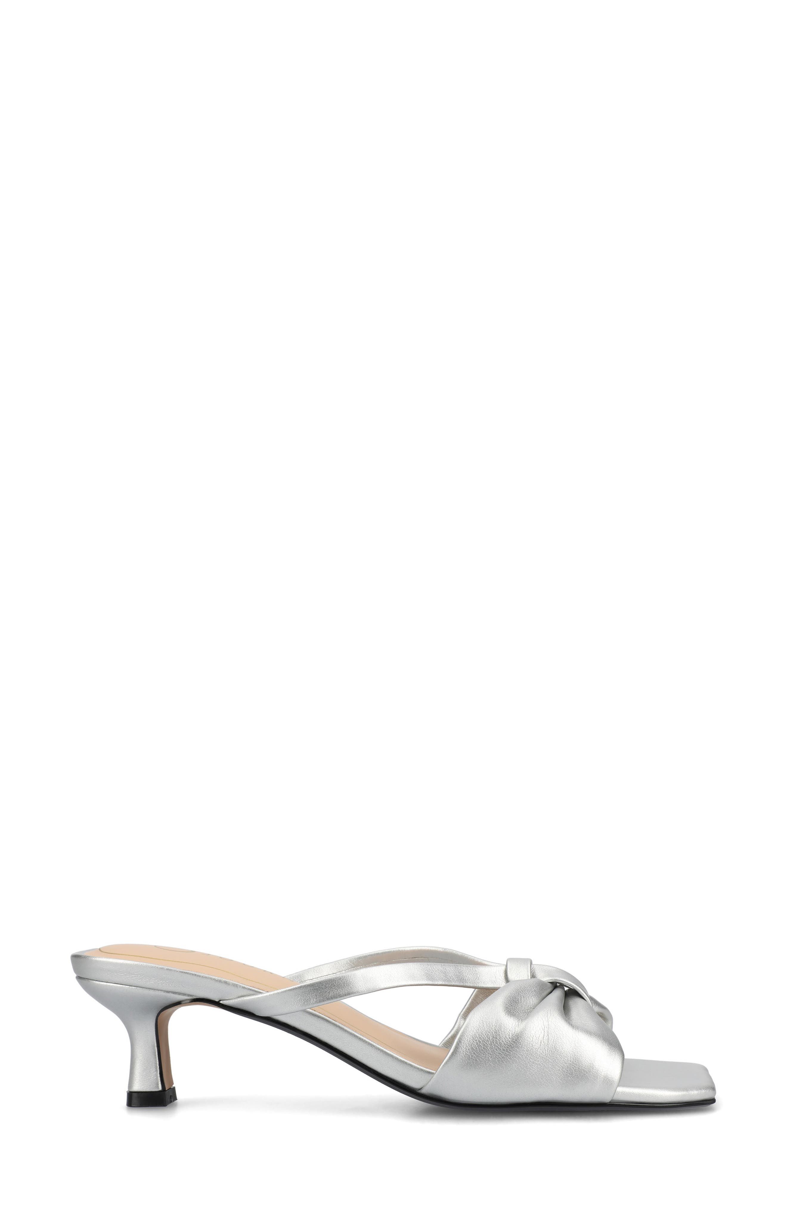 Starling Kitten Heel Sandal, Alternate, color, SILVER