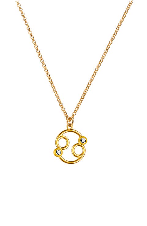 Give Me a Sign Zodiac Name Necklace - Gold Vermeil