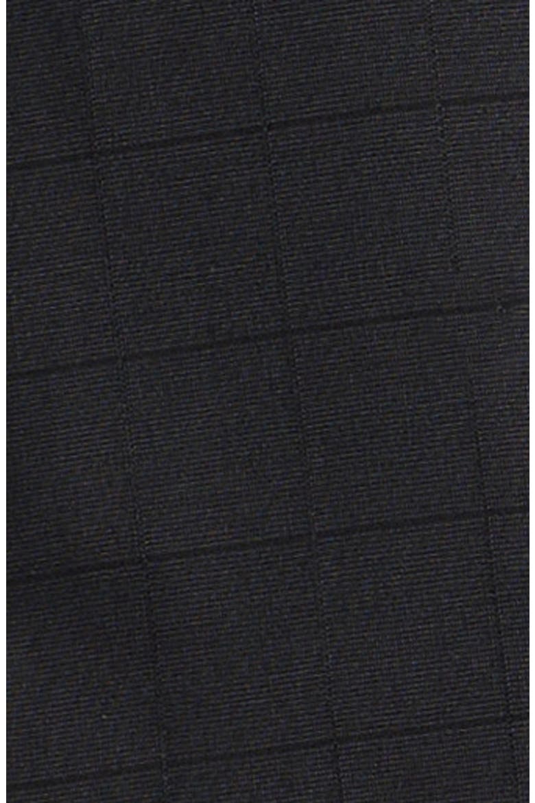 Kids' Skinny Fit Black Windowpane Checck Stretch Suit, Alternate, color, GREY