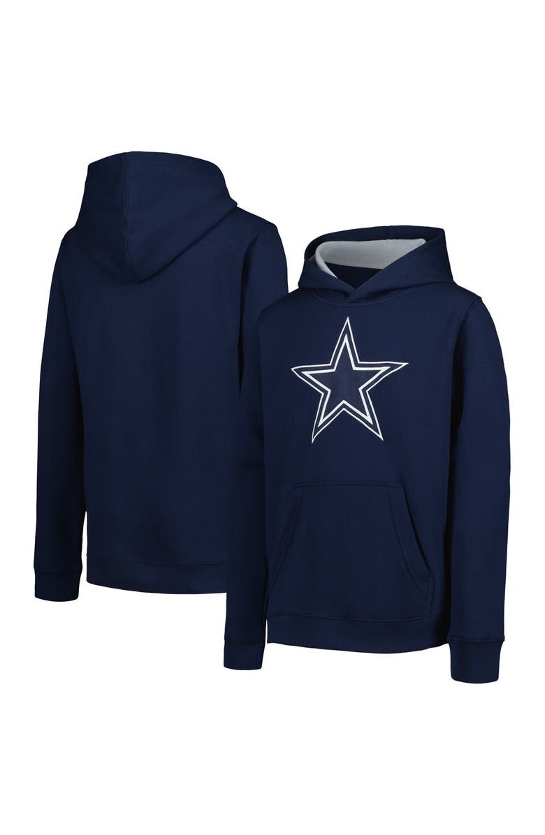 Outerstuff Youth Navy Dallas Cowboys Prime Pullover Hoodie, Main, color, Navy