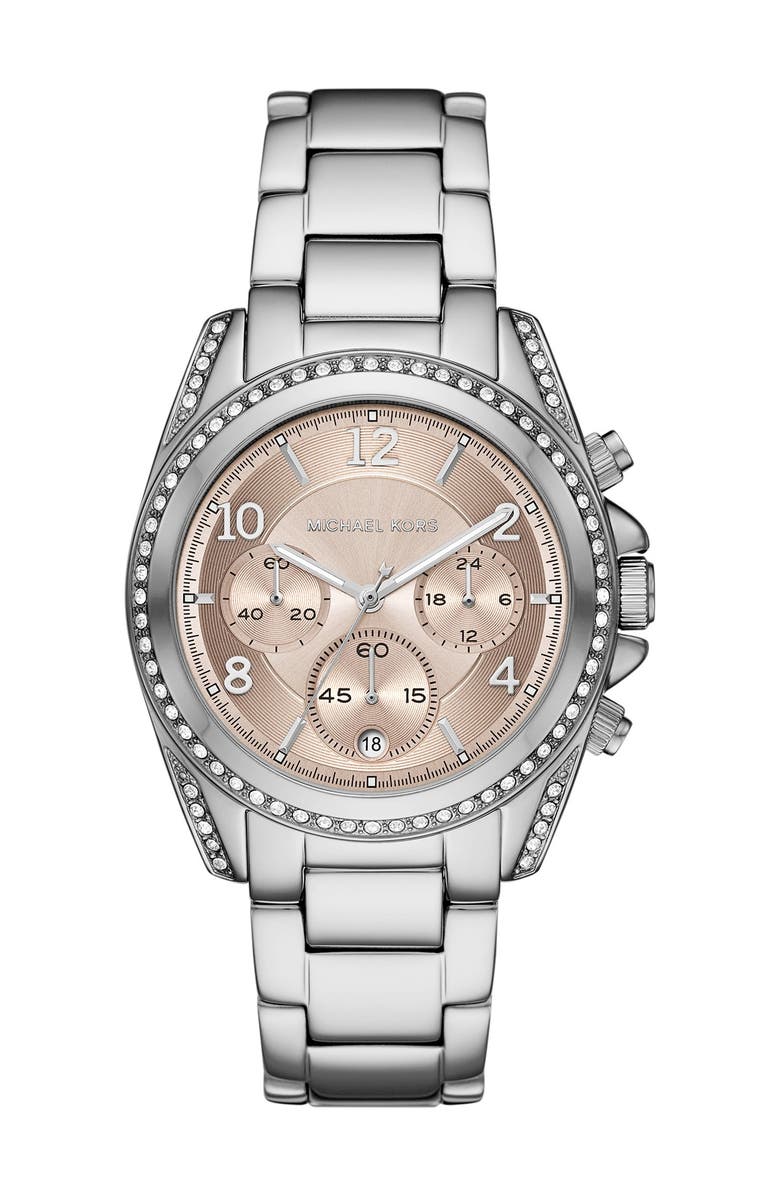 MICHAEL Michael Kors Women's Blair Chronograph Stainless Steel Watch, 39mm, Main, color, 