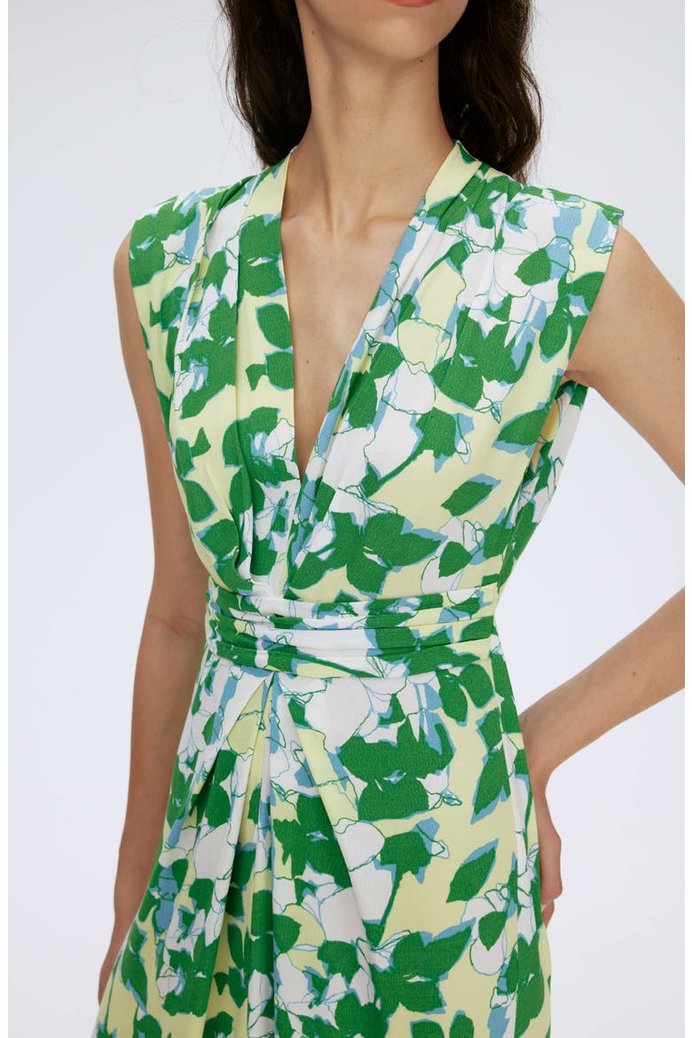 Livia Floral Sleeveless Dress, Alternate, color, EARTH FLORAL MULTI MED CH