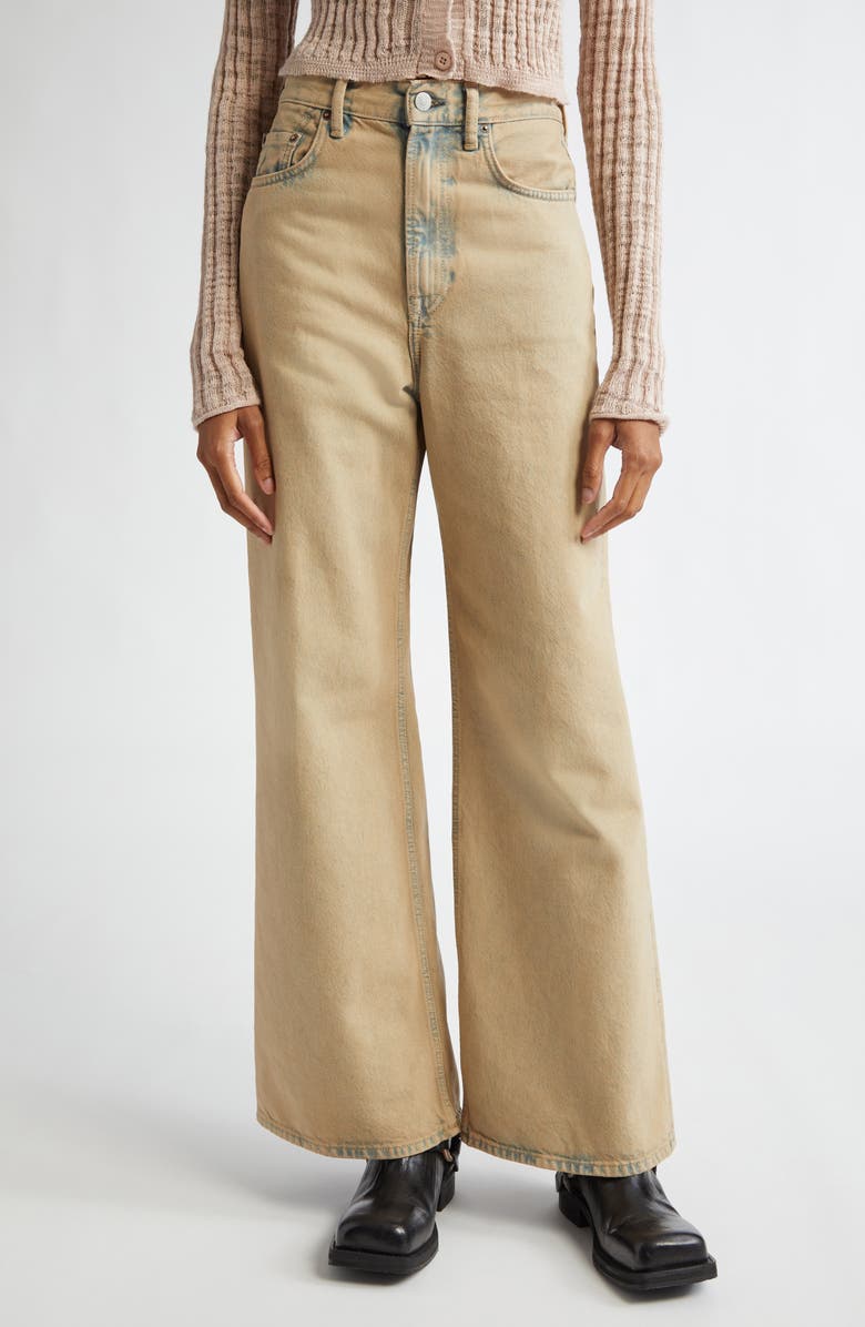 Acne Studios 2022 Relaxed Wide Leg Jeans, Main, color, 