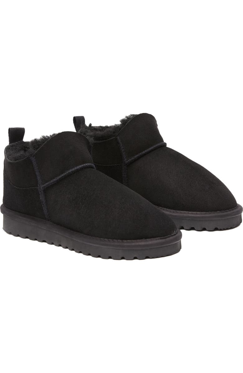 Celtic & Co. Celt Shearling Super Shortie Boots, Main, color, Black