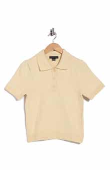 Short Sleeve Polo Sweater