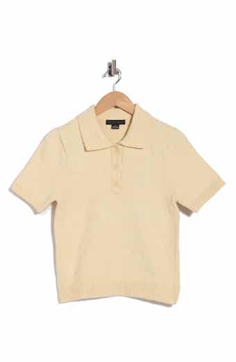Short Sleeve Polo Sweater