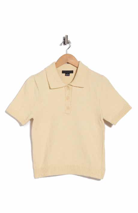Short Sleeve Polo Sweater