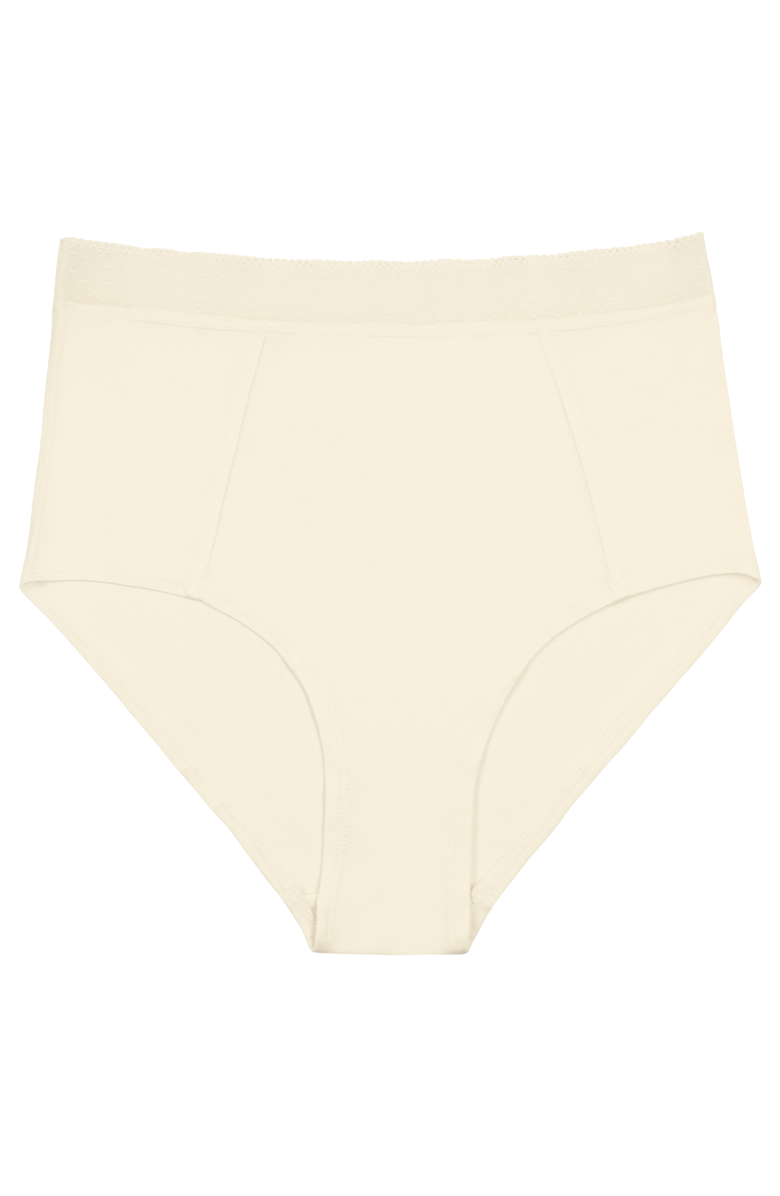 Uwila Warrior High Waisted Soft Silk Briefs, Alternate, color, Winter White