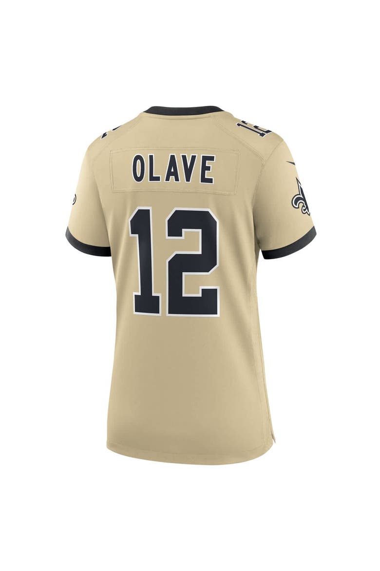 Women's Nike Chris Olave Gold New Orleans Saints Gameday Golds Alternate Game Player Jersey, Alternate, color, Gold