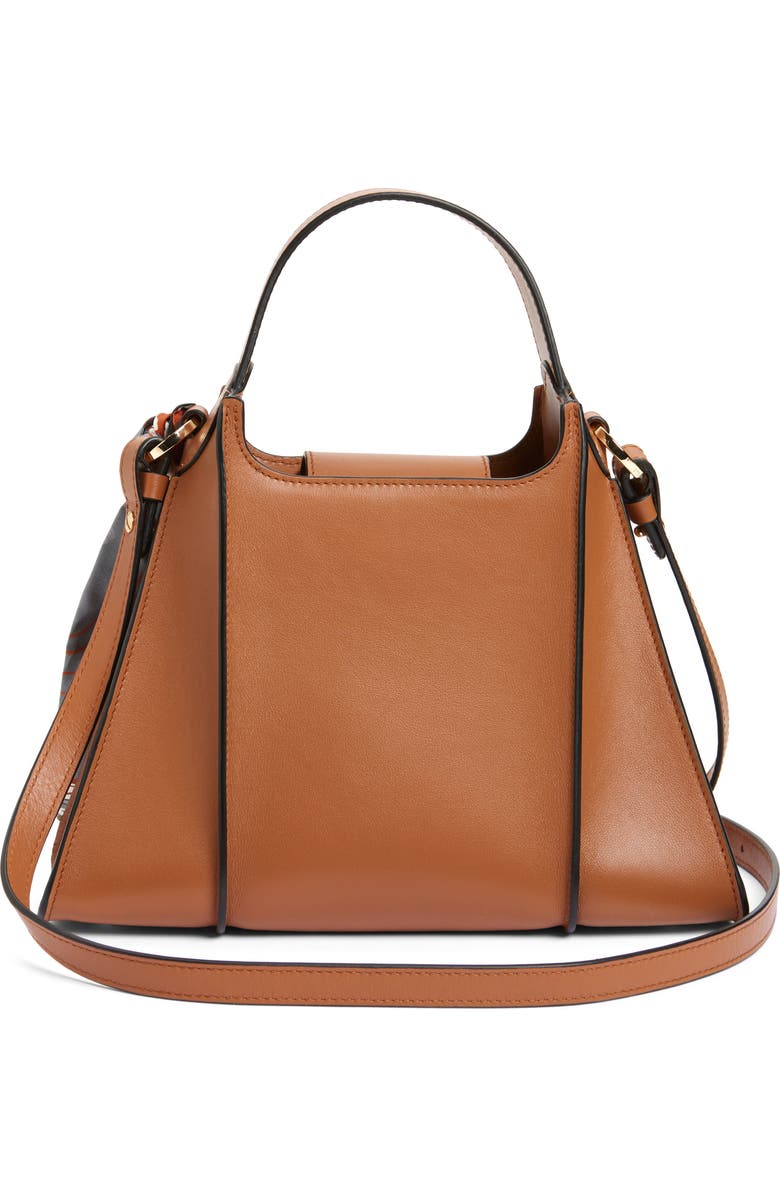 Strathberry Arkshell Top Handle Leather Bag, Alternate, color,