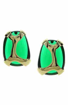OLIVIA WELLES Geometric Jewel Earrings