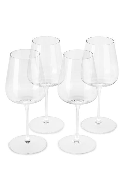The Set of 4 Wine Glasses