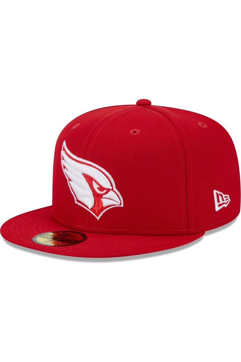 Men's New Era Scarlet Arizona Cardinals 2006 Inaugural Season Main Patch 59FIFTY Fitted Hat, Alternate, color, Scarlet