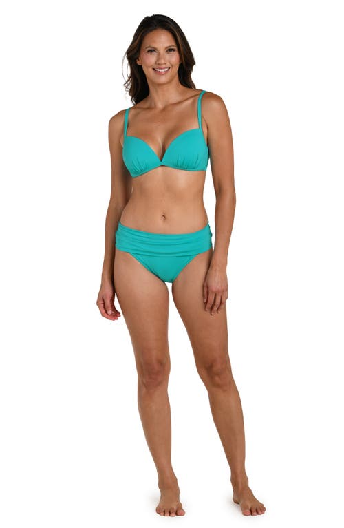 La Blanca Island Goddess Hipster Bikini Bottoms In Green
