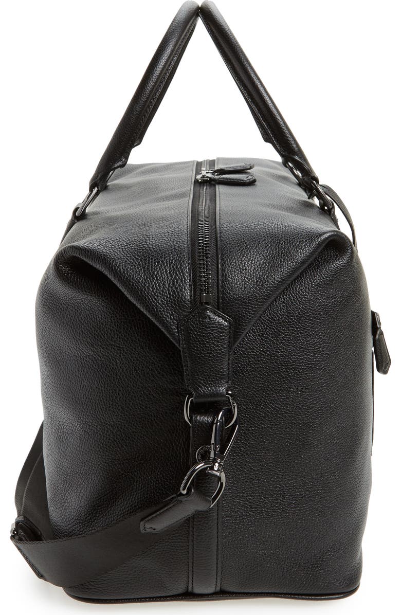 Polo Ralph Lauren Pebbled Leather Duffel Bag, Alternate, color,
