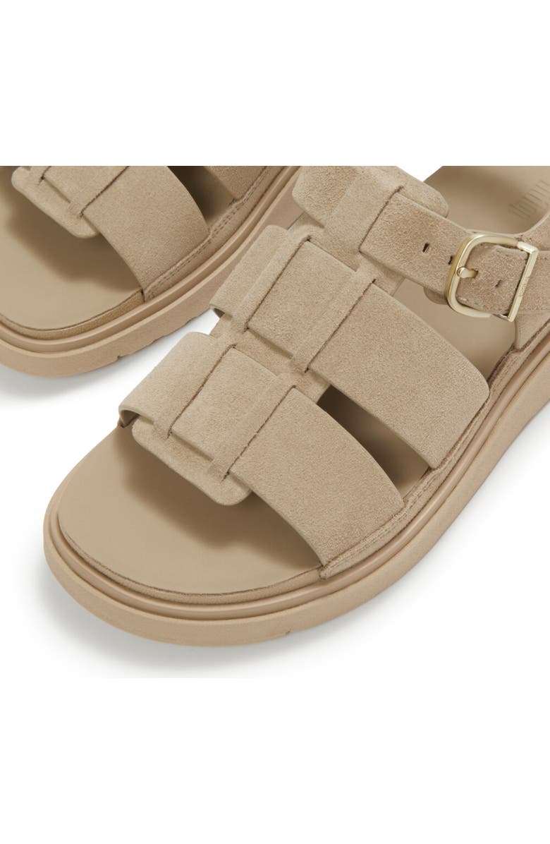 FitFlop Gen FF Suede Fisherman Sandals, Alternate, color, Cappuccino