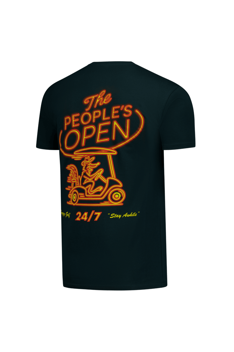 Men's Breezy Golf Black WM Phoenix Open People's Open 24/7 T-Shirt, Alternate, color, Black