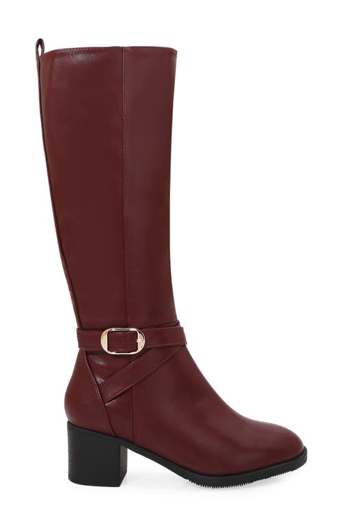 Berness Riding Boot In Burgundy