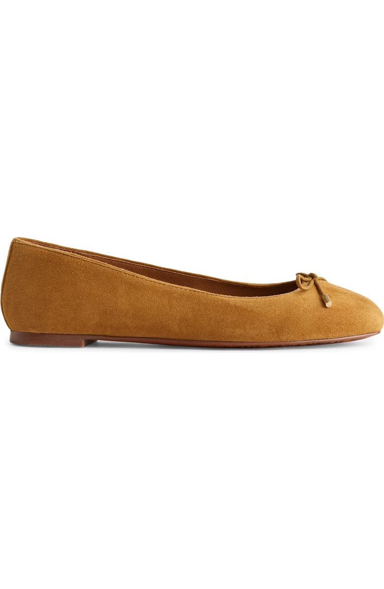 Madewell Hester Ballet Flat, Main, color, Sand Dune