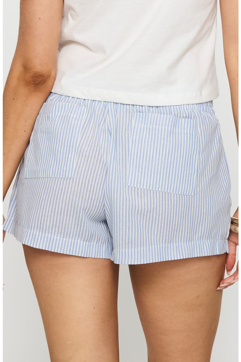 Sincar Stripe Cotton Blend Boxer Shorts, Alternate, color, BLUE / WHITE STRIPE