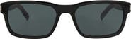 Saint Laurent 57mm Square Sunglasses