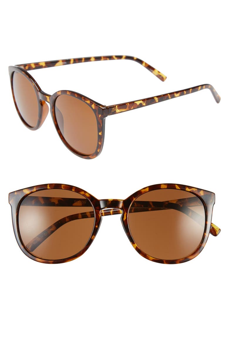 50mm Vintage Frame Sunglasses, Main, color, TORT