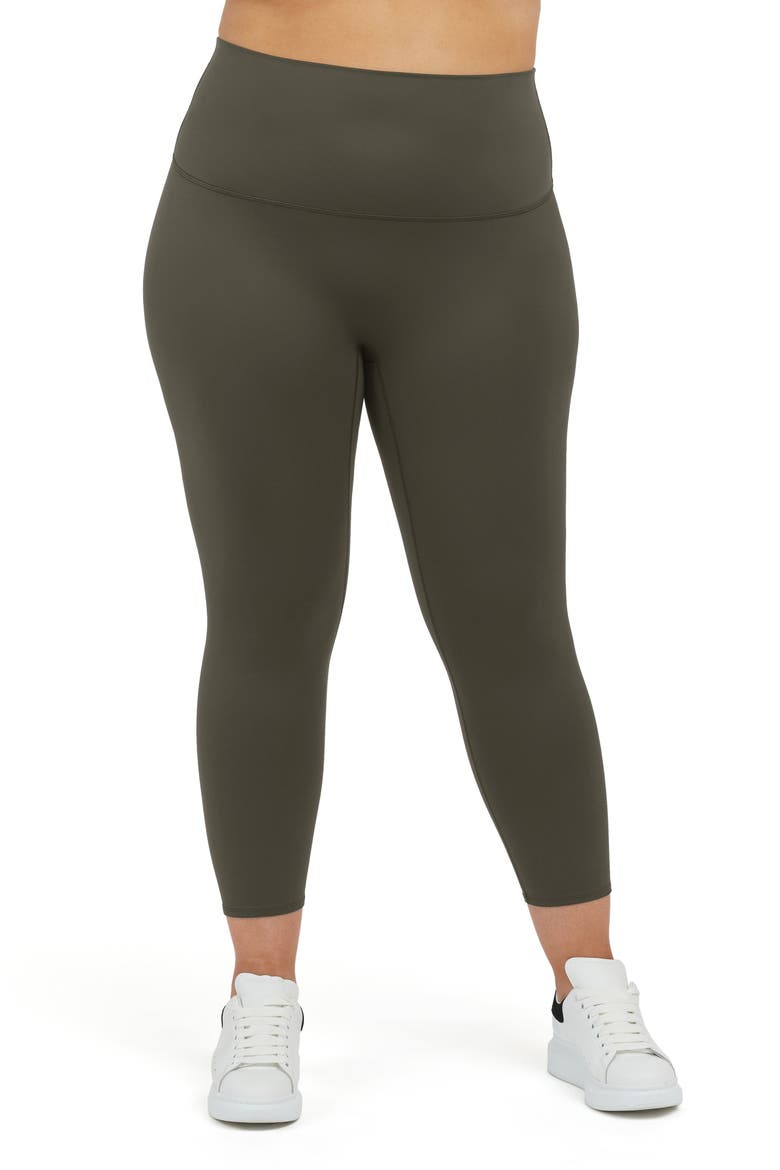 Soft and Smooth 7/8 Leggings, Alternate, color, DARK PALM