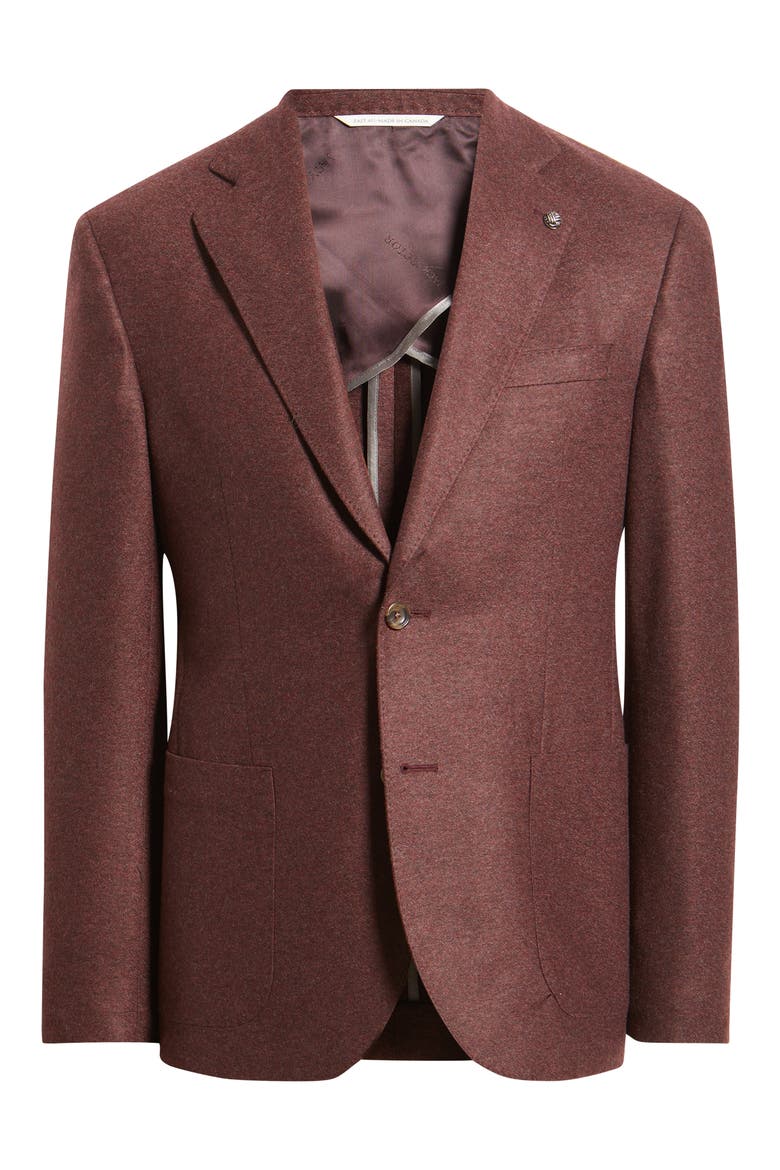 Darwin Burgundy COMFORTWEAR™ Knit Cashmere Sport Coat, Alternate, color, BURGUNDY
