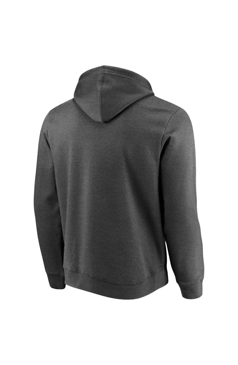 FANATICS Men's Fanatics  Heather Charcoal San Diego Padres Big Gamer Full-Zip Hoodie, Alternate, color, Heather Charcoal