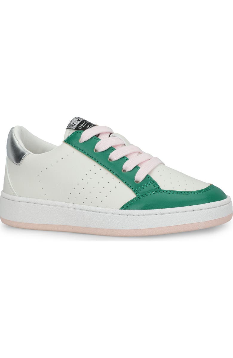 Vintage Havana Kids' Edna Sneaker, Main, color, White/ Green